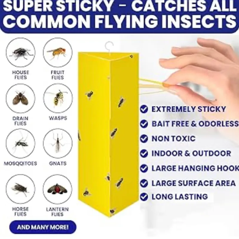 Trampas Adhesivas para Moscas e Insectos Voladores (Pack Multiusos)