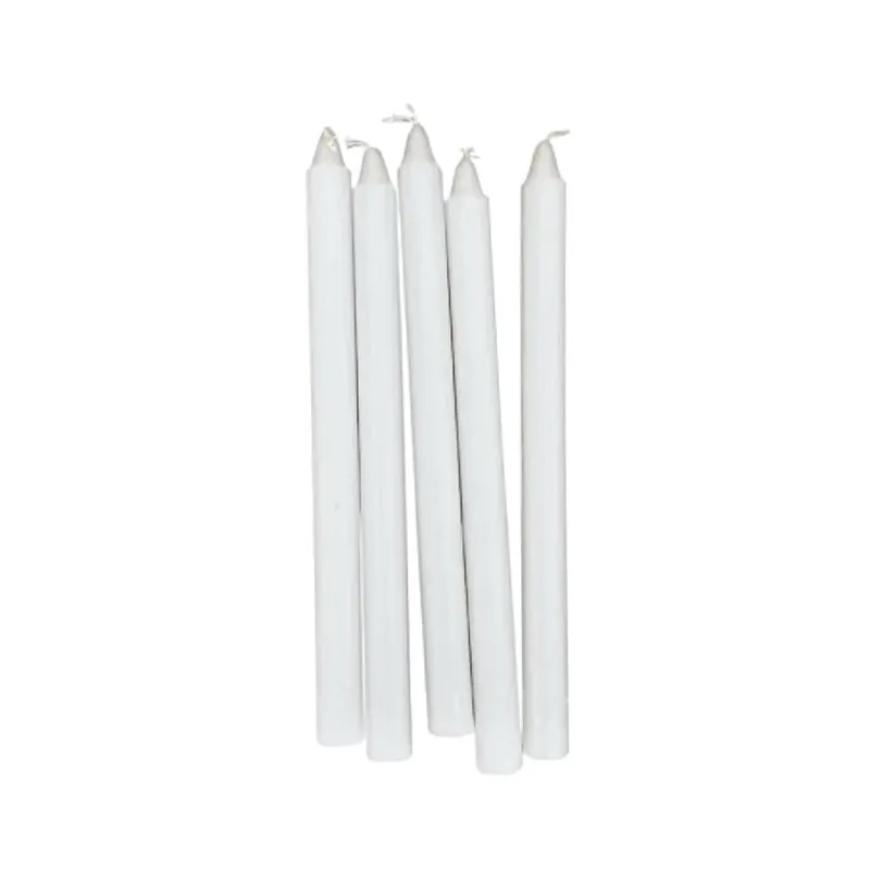 Velas Blancas Cilíndricas