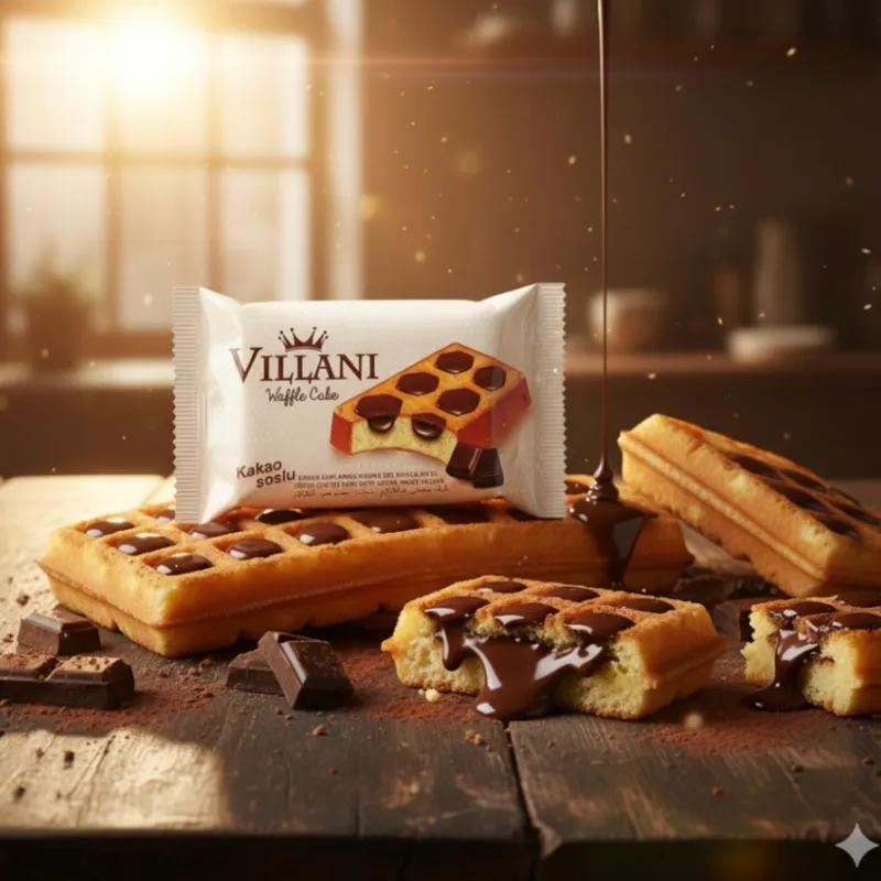 Villani Waffle Cake - Relleno de Cacao