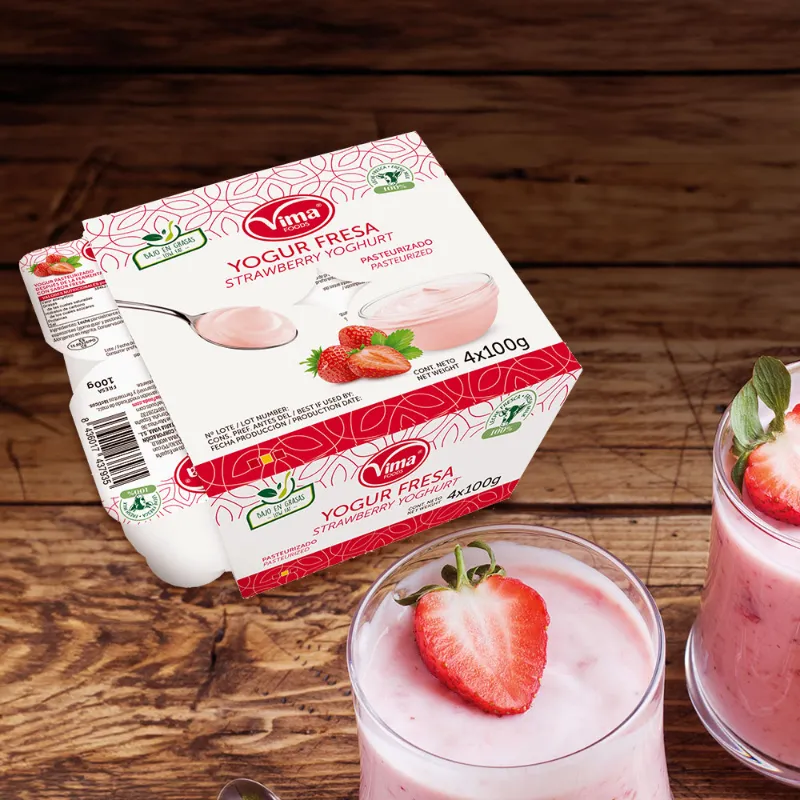 Yogur Vima sabor Fresa Azucarado