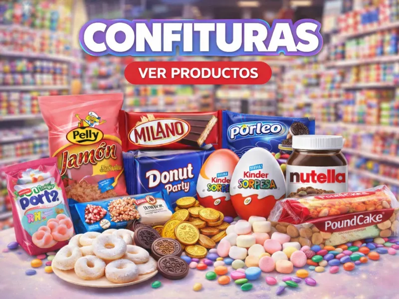 Galletas, snacks y golosinas 