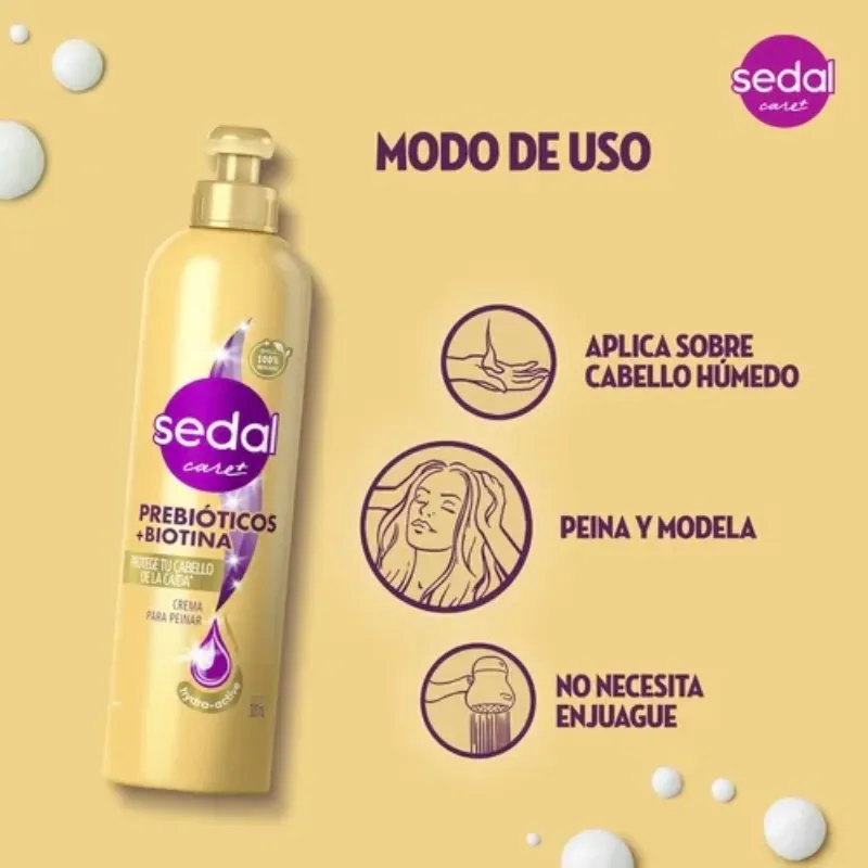 Crema para peinar Sedal