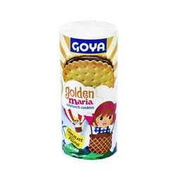 Goya Golden Maria Sandwich Cookies - Sabor Chocolate