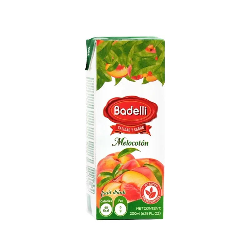 Jugo Badelli sabor melocotón