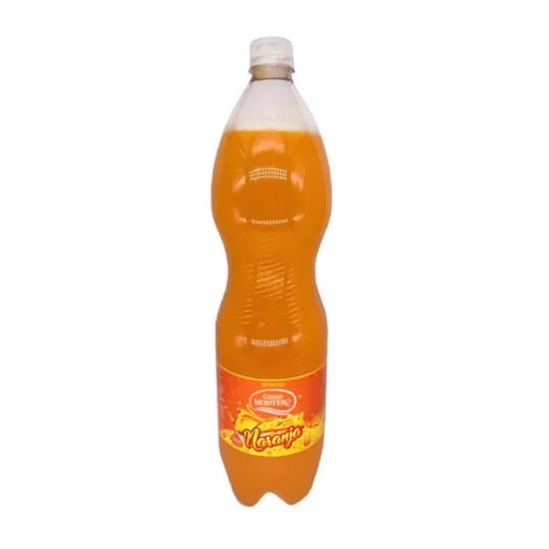 Pomo de refresco sabor naranja