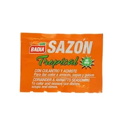 Sazón Tropical con culantro y achiote