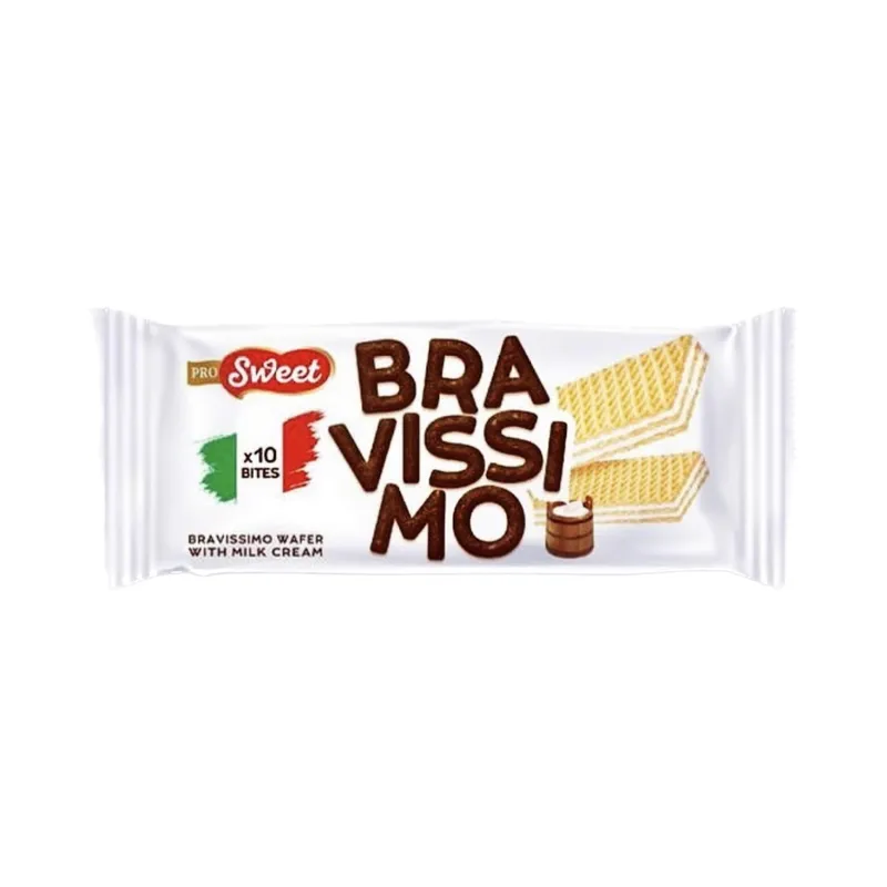 Sorbeto Bravissimo con crema de leche.