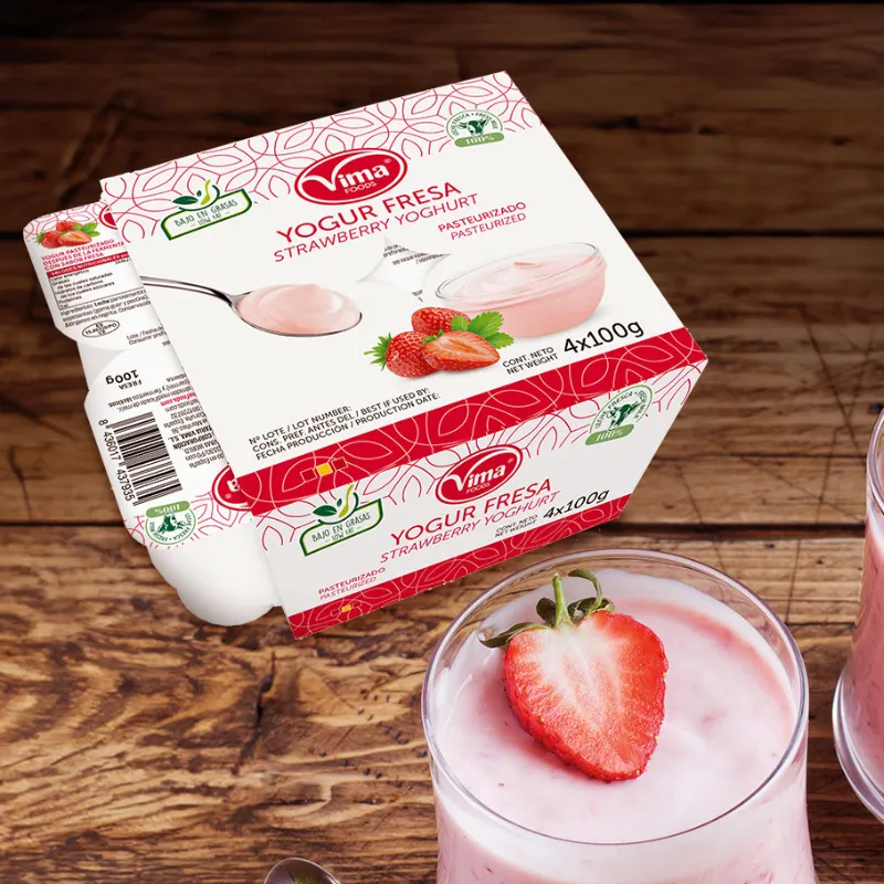 Yogur Vima sabor Fresa Azucarado
