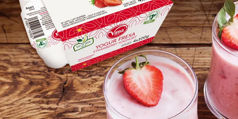 Yogur Vima sabor Fresa Azucarado