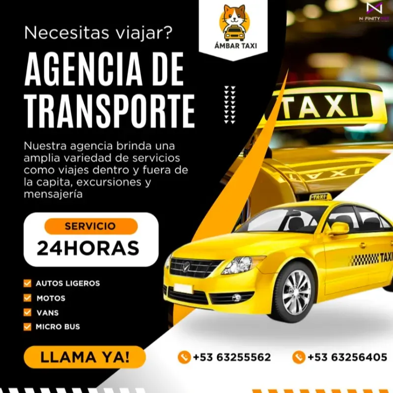 Ámbar Taxi servicios de transporte 24h