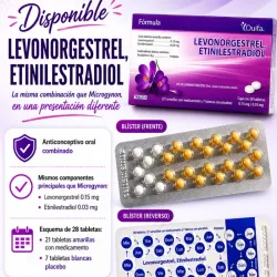 💜 Anticonceptivo Quifa – Misma fórmula que Microgynon (kinetica)