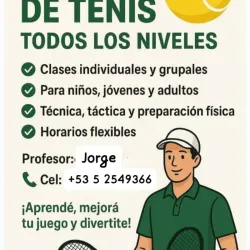 Clases de Tenis para Todos los Niveles 