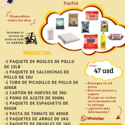 Combos de comida con entrega en toda La Habana – desde 47 USD