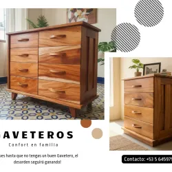 Gaveteros de Lujo - Algarrobo + Transporte Disponible en La Habana (kinetica)