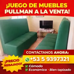 Juego de Muebles Pullman – Precio Rebajado