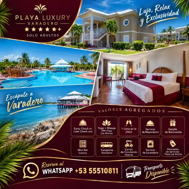 Hotel Playa Luxury Varadero - Todo Incluído con precio especial (Kinetica)
