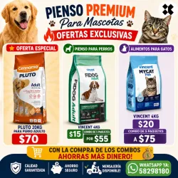 Pienso Premium Para Mascotas, Nutrición Completa y Balanceada (kinetica)