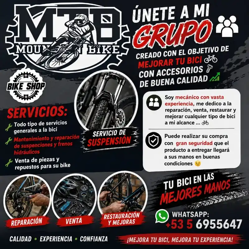 Reparación y mantenimiento de bicicletas - Habana
