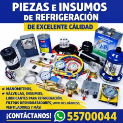 Venta de Piezas e insumos de Refrigeración – Compresores, Válvulas, Tubos (Kinetica)