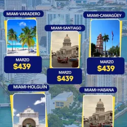 ✈️ OFERTA MIAMI-CUBA MARZO | HABANA, VARADERO, SANTIAGO y + ✈️ (Kinetica)