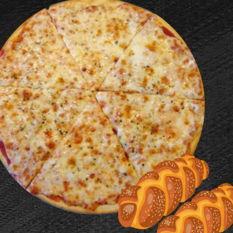 Combo pizza + rollitos 