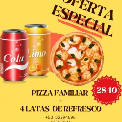 Oferta especial de latas de refresco 