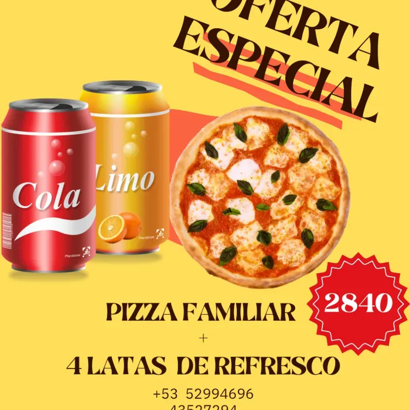 Oferta especial de latas de refresco 