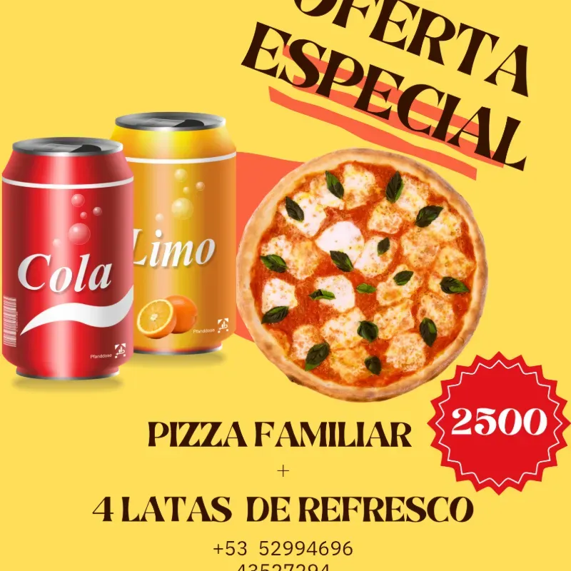Oferta especial de latas de refresco 