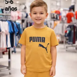 Conjunto de shorts y pulover para niño