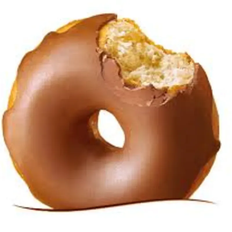 Donuts con capa de chocolate 