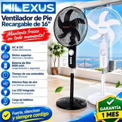 Ventilador recargable Milexus