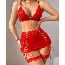 Conjunto de lencería de 5 piezas, incluye el hilo