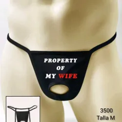 Ropa interior de hombre con abertura