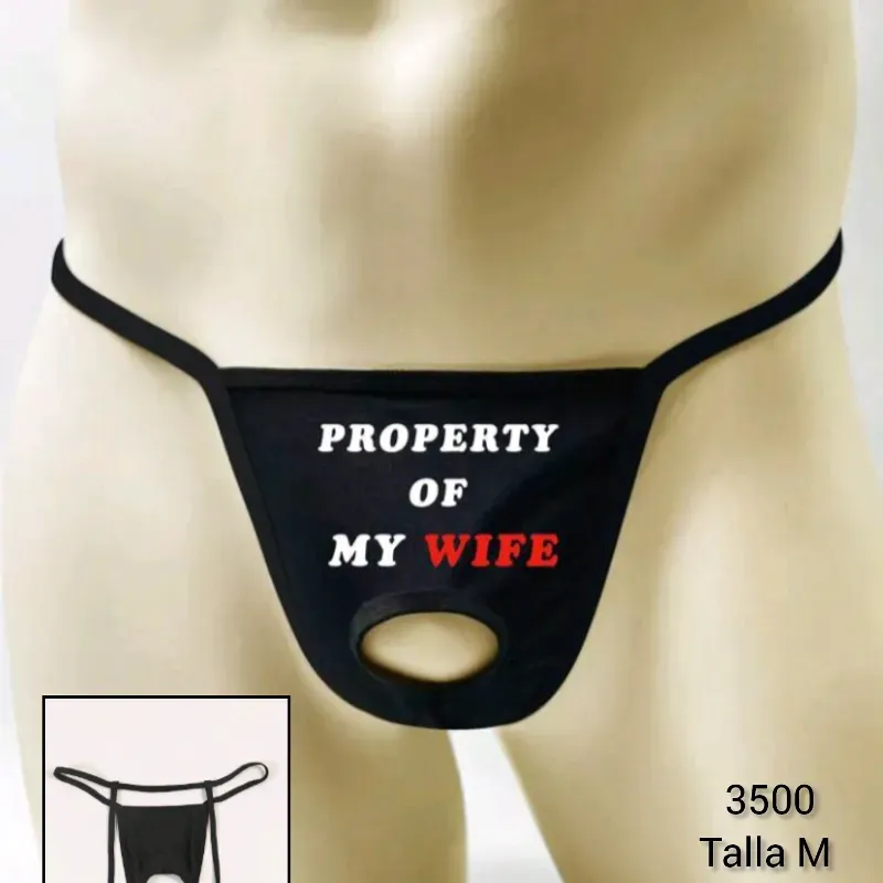 Ropa interior de hombre con abertura
