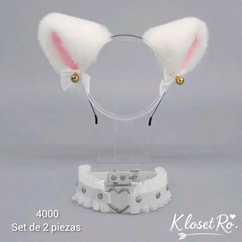 Set de 2 piezas de diadema con cascabel 