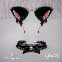 Set de diadema y collar de cascabeles 