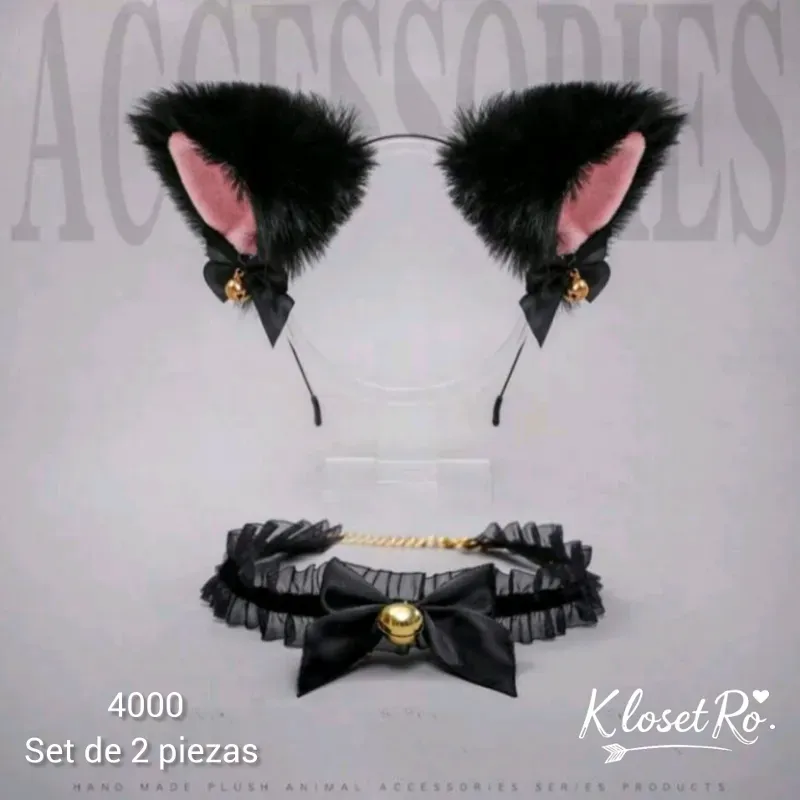 Set de diadema y collar de cascabeles 