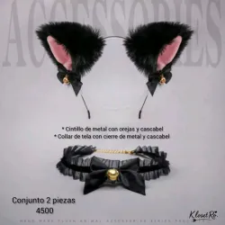 Set de diadema y collar de cascabeles 