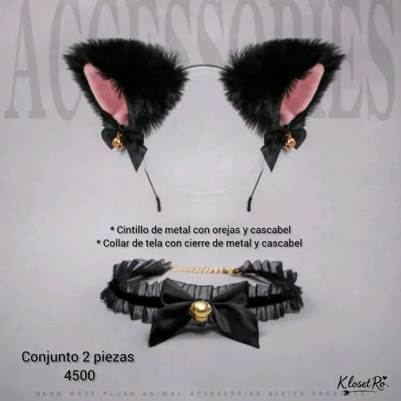 Set de diadema y collar de cascabeles 