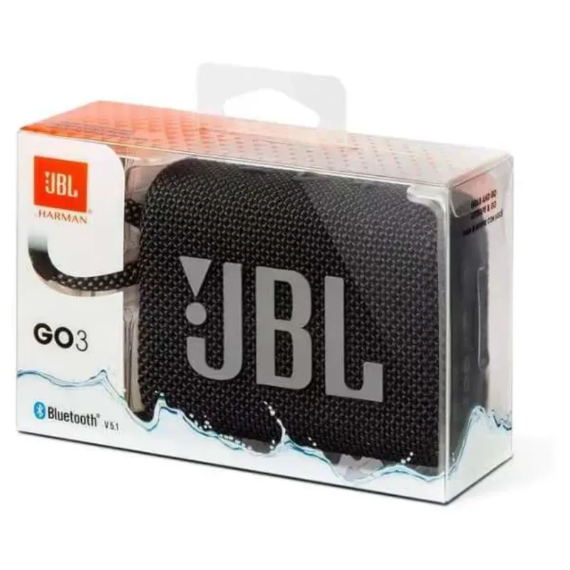 🔊 Bocina JBL GO 3 – Compacta, Potente y 100% Original 💥