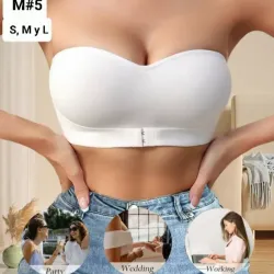 Bra Luna Push Up strapless con broche frontal