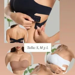 Bra strapless push up premium cruzado atras