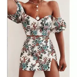 🌸 Conjunto Floral Elegante – Estilo Romántico y Femenino 🌸