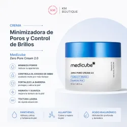 Crema Minimizadora de Poros e Hidratación Profunda – Medicube Zero Pore Cream 2.0