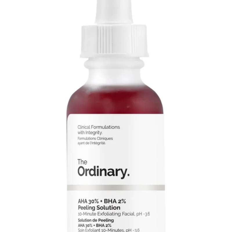 Exfoliante intensivo para poros, manchas y textura – The Ordinary AHA 30% + BHA 2% Peeling Solution