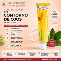 Good Molecules Gel Contorno de Ojos con Yerba Mate – Reduce Bolsas y Ojeras