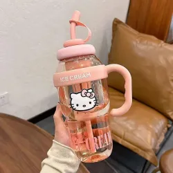 🧋 ICE Bottle Hello Kitty – Botella kawaii con sorbete y filtro