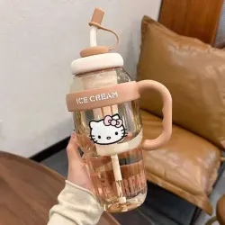 🧋 ICE Bottle Hello Kitty – Botella kawaii con sorbete y filtro