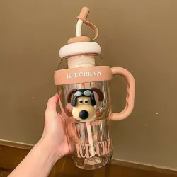 🧋 ICE Bottle Kawaii – Botella con sorbete y filtro
