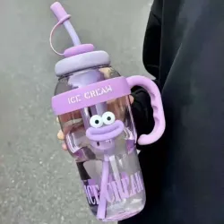 🧋 ICE Bottle Kawaii – Botella con sorbete y filtro